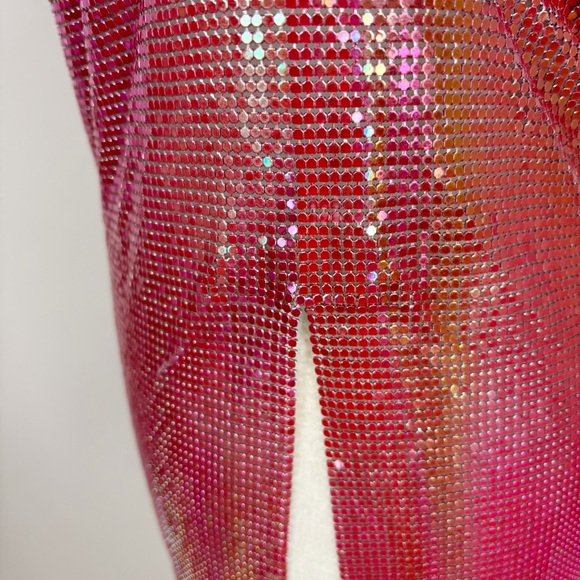 8 Other Reasons Chainmail Mini Dress in Multi - Picture 7 of 15